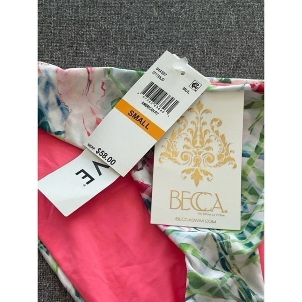 Becca‎ Lush Lagoon Tankini Top amd American Fit Bottoms Size Small